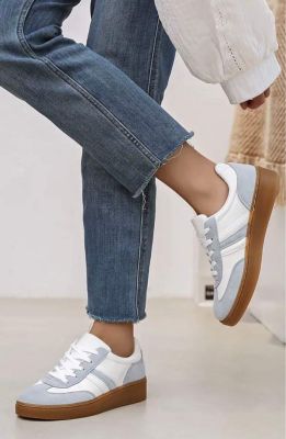 Baskets Nynon bleu ciel